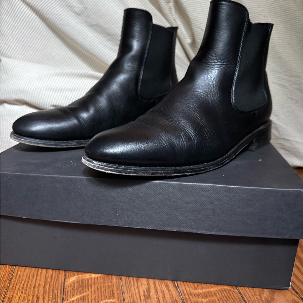 Thursday Cavalier Black Leather Men's Chelsea Boots 10.0 / 10.5 EUC